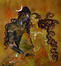 Shiv Parvati The Romance Lord Shiva Painting Hindu Art Shiva Shakti