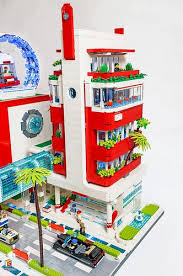 A Corner Of The Future City Lego Design Cool Lego Creations Legos
