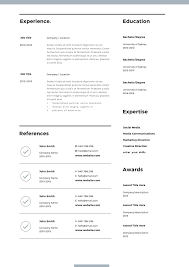 Resume Template 3 Page Cv Template Cv Template Resume Template Font Guide