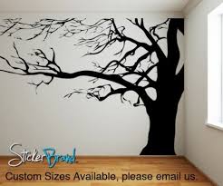Black Tree Decal 165 Tree Wall Murals Tree Wall Tree Wall Stickers