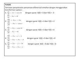 Maybe you would like to learn more about one of these? Penerapan Transformasi Laplace Pada Penyelesaian Ppt Download