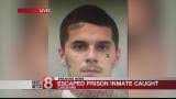 Escaped inmate caught in Meriden