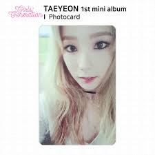 SNSD GG Taeyeon 1st Mini Album  I  Official Photocard KPOP K-POP