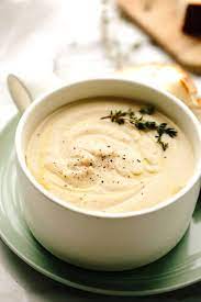 Vegan Roasted Garlic Cauliflower Soup Recipe Vegan Roast Cauliflower Soup Vegan Cauliflower