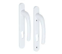 The guide on the left can help you understand how to measure door handles. External White Upvc Door Handles In White Aluminium Handle King Uk