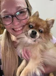 This is a long shot- I am seeking a retired animal loving person who would  be willing to sit with my dog a few hours here and there. She has a terminal