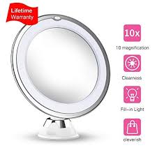 Updated 2019 Version 10x Magnifying Makeup Vanity Mirror With Lights Led Lighted Portable Makeup Vanity Mirror With Lights Makeup Vanity Mirror Makeup Mirror