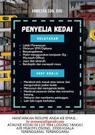 Maybe you would like to learn more about one of these? Jawatan Kosong Terengganu 2021 Jawatan Kosong Anmesra Sdn Facebook