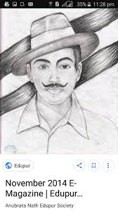 Artwork Sketch Black And White Bhagat Singh Pencil Shading In Art Competition Art Competitions Pencil Shading Love Painting