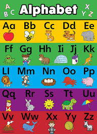 Simply print and use how you would like! Buy Abc Alphabet Poster Chart Laminated Double Sided 18 X 24 Online In Saint Helena Ascension And Tristan Da Cunha B01muli1xz