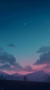 Calm Night Wallpaper Iphone Android Background Followme Scenery Wallpaper Night Sky Wallpaper Anime Scenery Wallpaper