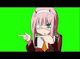  Zero Two Green Screen Free Download Youtube Greenscreen Green Screen Video Backgrounds Zero Two