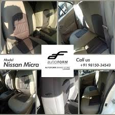 Here Comes The Simplicity At Its Ultimate For Nissan Micra Branded Seat Covers In W Grey I Grey Coloured Suitings From Riviera Ser Ludhiana Nissan Car Seats