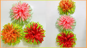 How to make newspaper roses {easy paper craft} ~ if you love the newest trend of making paper flowers then you'll want to learn how to make these recycled newspaper roses. Awesome Paper Flower Without Glue Diy Paper Crafts Youtube