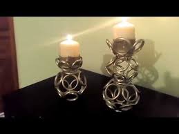 حامل شموع من حلقات الستائر غيعمل ضجة فوسائل التواصل الاجتماعي youtube candles candle holders
