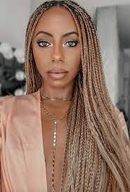 61 Badass Box Braids To Inspire Box Braid Hairstyles Guide Braids For Black Hair Blonde Braids Blonde Box Braids