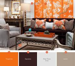 All orange colors match light and dark brown color shades. 20 Inviting Living Room Color Schemes Ideas Inspiration