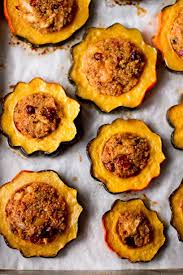 Quinoa Stuffed Acorn Squash Rings Oh My Veggies Recipe Vegetarian Main Dishes Recipes Food