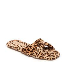 Loeffler Randall Polly Puffy Knot Sandal Leopard Shoes