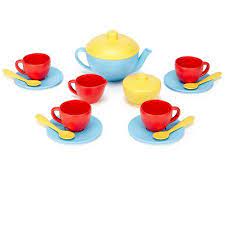 Green Toys Tea Set Blue Walmart Com Green Toys Tea Set Toy Tea Set Green Toys