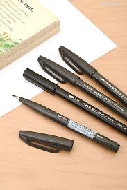 Caneta Para Caligrafia Parallel Pen Pilot The Firm Yet Flexible Pentel Fudemoji Brush Pen Is Great For Lettering Canetas Canetas E Ferramentas