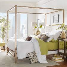 Solivita King Canopy Champagne Gold Metal Bed By Inspire Q Bold On Sale Overstock 10395756