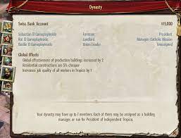 Tropico 5 Guide Dynasty Traits And Swiss Bank Account Gameplayinside