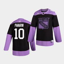 It is officially licensed by the national hockey league and comes with an individually. Rangers 10 Artemi Panarin Hockey Fights Cancer Practice Black Jersey