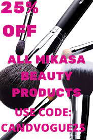 25 Discount On All Mikasa Beauty Products Affiliate Link For Mikasa Be Makeup Brush Set Amazon Makeup Brush Set Professional Best Professional Makeup Brushes