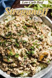 Low Carb Beef Stroganoff Simple Best Club Recipe Beef Stroganoff Ground Beef Stroganoff