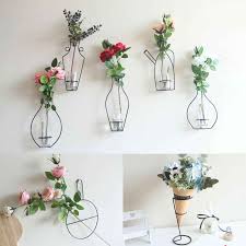 Some of the dried flowers were so delicate that they cracked when pierced with the pins. Iron Wall Hanging Vase Shelf Plant Dried Flower Pot Holder Frame Vase Home Storage Racks Bottle Diy Home Decoration Display Storage Holders Racks Aliexpress