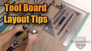 How To Layout A Shop Tool Board Quick And Easy Tip Youtube