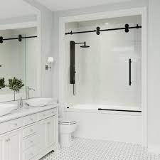 They're usually too bulky to get into an existing bathroom. The Best Glass Shower Doors For Your Tub Trubuild Construction