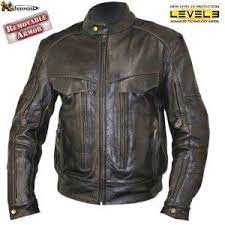 Xelement Men S Retro Brown Bandit Buffalo Leather Cruiser Motorcycle Jacket With Level Brown Leather Motorcycle Jacket Best Leather Jackets Leather Jacket Men
