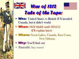 All the referees are canadian, they are playing at home in a pandemic. War Of 1812 Tale Of The Tape Who United States Vs British Us Invaded Canada But It Didn T Work Who United States Vs British Us Invaded Canada Ppt Download