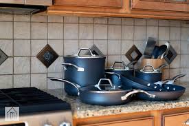 Holding the cookware during cooking is made easy as both of them come with riveted handles for comfort and firm grip. Calphalon Signature Nonstick Cookware Review Truly Nonstick