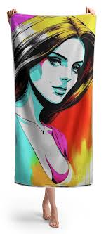 Lana Del Ray Beach Towels for Sale