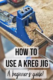 This large diy farmhouse table seats 8+ and adds gorgeous rustic charm to your home for less than $100. How To Use A Pocket Hole Jig A Beginner S Guide Anika S Diy Life