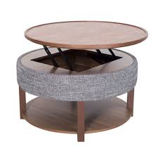 Round pocola solid wood coffee table. Get 31 Modern Round Coffee Table With Storage Lift Top Wood Coffee Table