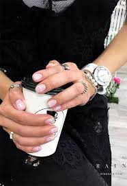 The crystals on the ring finger make this nail design stand out. 65 Awe Inspiring Nail Designs For Short Nails Short Nail Art Designs