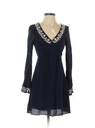 Details About Shyanne Women Blue Casual Dress S