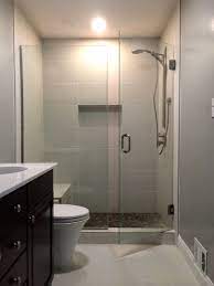 Frameless Inline Shower Glass Installed With Channels Bathroom Shower Design Glass Shower Bathroom Remodel Shower