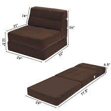 tri fold folding chair convertible sleeper bed floor couch furniture living room furniture styles