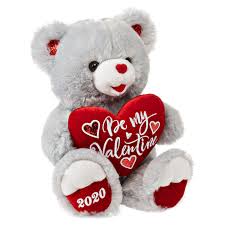 Gund valentines philbin teddy bear 12 plush. Way To Celebrate Valentine S Day Sweetheart Teddy Bear Gray Walmart Com Walmart Com