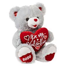 Gund valentines philbin teddy bear 12 plush. Way To Celebrate Valentine S Day Sweetheart Teddy Bear Gray Walmart Com Walmart Com