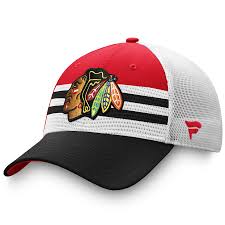 Chicago blackhawks fanatics special edition snapback. Chicago Blackhawks Fanatics Branded 2020 Nhl Draft Authentic Pro Structured Adjustable Trucker Hat Red Black