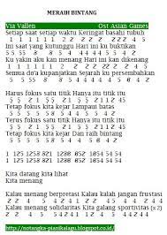 Not Angka Pianika Lagu Via Vallen Meraih Bintang Official Theme Song Asian Games 2018 Pianika Lagu Not Musik