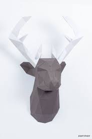 Origami, die kunst aus einem blatt papier, unglaubliche figuren entstehen. Hirsch Papiertier Papier Tiere 3d Origami Pferd Papierskulptur