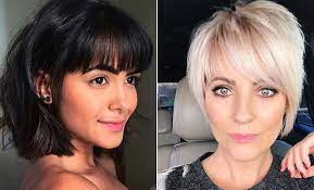 It was created by aveda senior stylist michael lucero of new york, ny. 43 Trendy Ways To Wear Short Hair With Bangs Stayglam