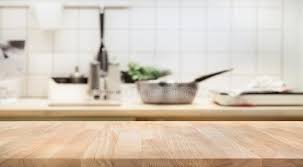 The best finish for wood kitchen table. Wood Table Top On Blur Kitchen Room Background Stock Photo Image Of Abstract Display 101951548